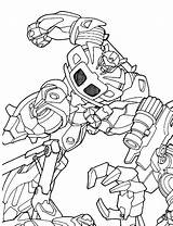 Coloring Bruticus sketch template