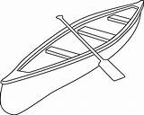 Canoe Coloring Sketch Kayaking Sketchite sketch template