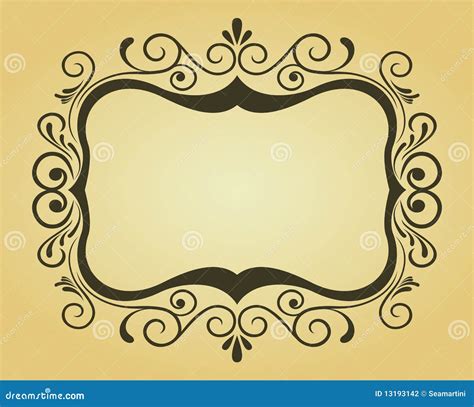 victorian frame  design stock photography image