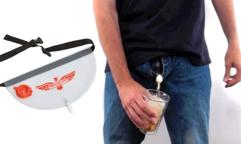 freedom flask for the rowdy gentleman the underwear flask that dispenses beer from your