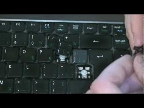 replace laptop keyboard keys acer aspire youtube