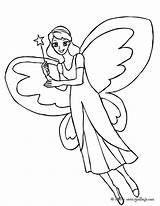 Colorear Mariposa Alas Fada Hada Borboleta Asas Enormes Dibujos Hadas Fadas Wings Fairy Hellokids Línea sketch template