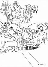 Donald Accident Colorir Accidente Paperino Pato Desenhos Stampare Circulation Donaldduck Kaczor Crashed Comic Verkehrsunfall Ducktales Cambiare Potete Caso sketch template