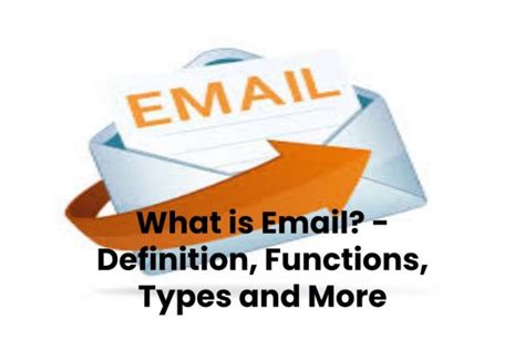 email definition functions types