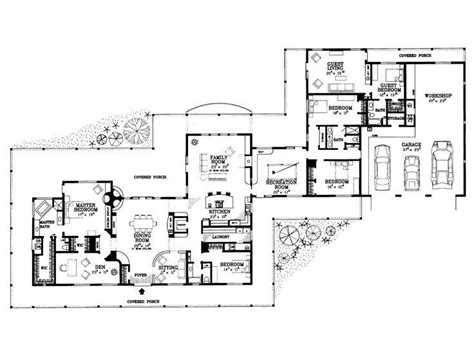 sprawling ranch house plans jhmrad