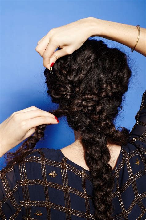 how to braid curly hair cute plait styles