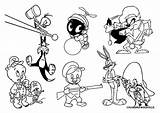 Looney Tunes Coloring Pages Tweety Baby Characters Taz Cartoon Bird Coyote Drawings Toons Printable Draw Bugs Sylvester Wile Books Bunny sketch template