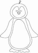 Chilly Penguin sketch template