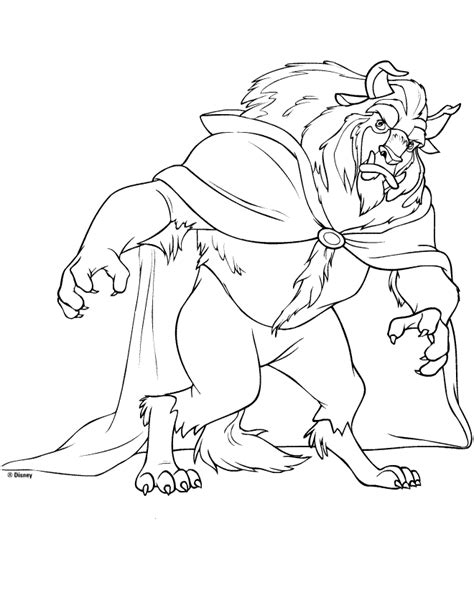 belle  beauty   beast coloring pages coloring home