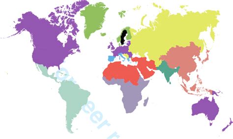 ethnic map   world zone map