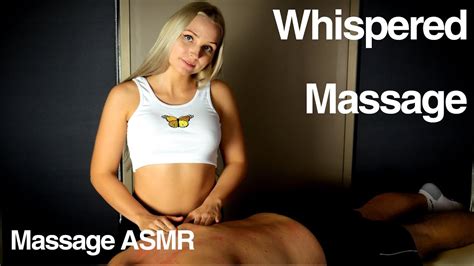 asmr whispering and back massage so relaxing youtube