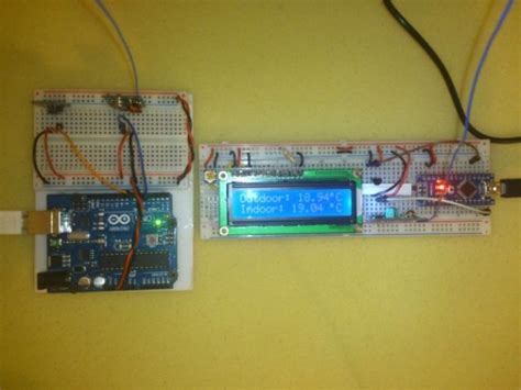 indooroutdoor wireless thermometer  arduino embedded lab