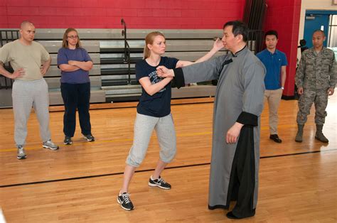 martial arts displayed during apahm hanscom air force