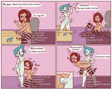 rule 34 2futas anal anal sex android comic cum english dialogue