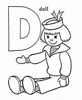Coloring Pages Alphabet Doll Letter Abc Printable Letters Activity Sheet Color Kids Classic Sheets Book Print Cartoon Pre Clipart Honkingdonkey sketch template