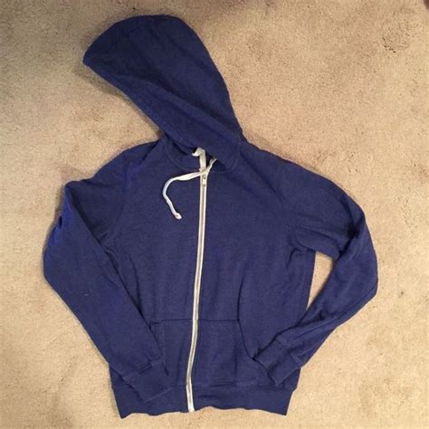 blue zip  hoodie soft jacket zip ups hoodies