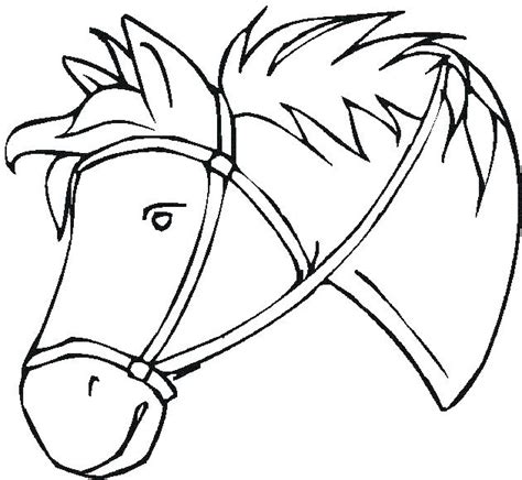horse head coloring pages  getcoloringscom  printable
