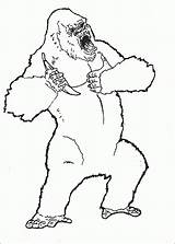Kong King Coloring Pages Jo Kidz Krafty Center Mom Posted Am sketch template