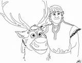 Sven Kristoff Moose Humanoid sketch template