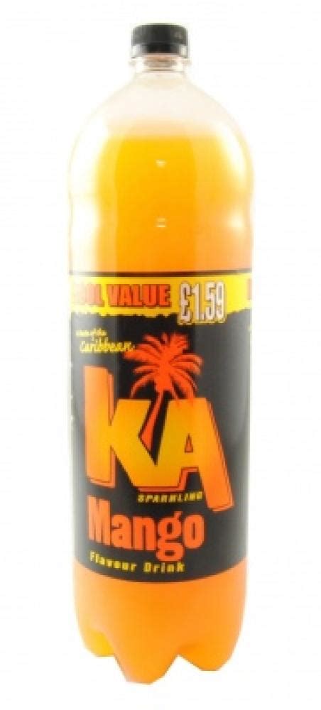 ka sparkling mango flavour drink  litre approved food
