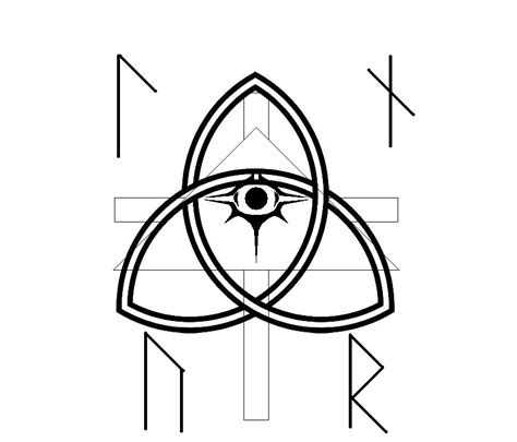 weird symbol  corruptedcross  deviantart