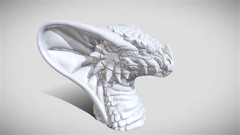 dragon head  print model xx    model  winner