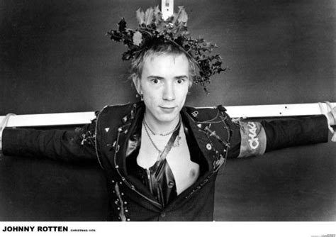 Sex Pistols Johnny Rotten Posters Johnny Rotten Crucifix Poster