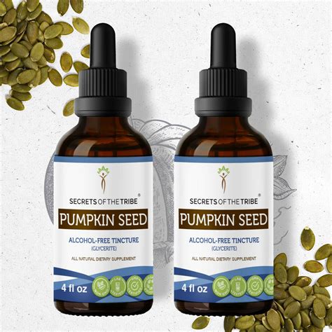 pumpkin seed tincture alcohol  extract cucurbita pepo healthy
