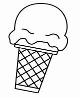 Ice Cream Coloring Pages Scoop Big Clipartbest Clipart sketch template