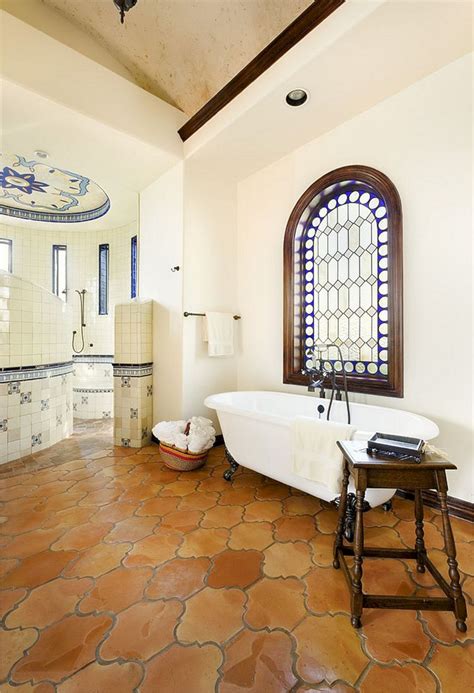 marvelous terracotta floor bathroom ideas   bathroom