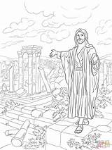 Coloring Haggai Temple Rebuilding Pages Prophet Pleads Color Printable Online sketch template