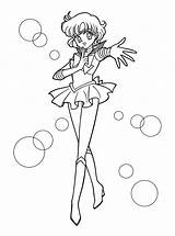 Sailor Coloring Mercury Pages Moon Sailormoon Printable Color Sheets Anime Gif Manga Book Colouring Scouts Cartoon Visit Cute Drawings 80s sketch template