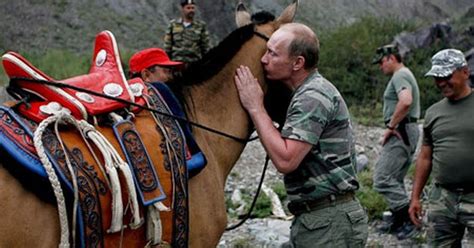Vladimir Putin Shows Off Macho Image In Holiday Snaps Mirror Online