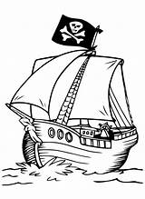 Pirates Coloring Kids Pages sketch template