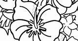 Hibiscus Mamalikesthis Adults sketch template