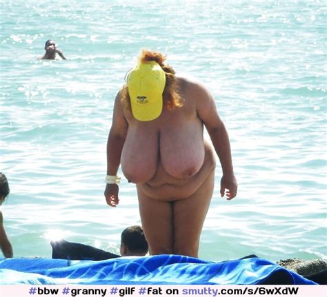 Bbw Granny Gilf Fat Hugetits Beach Nudebeach