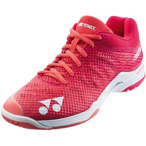 yonex womens aerus  badminton shoes rose pink tennisnutscom