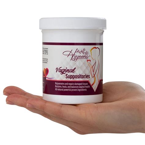 hygeena™ vaginal suppositories natural female dryness cure