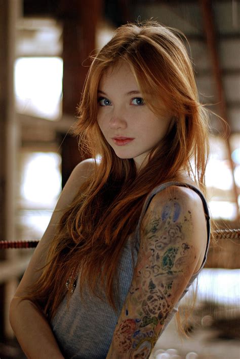 Model Olesya Kharitonova Redhead 4k Wallpaper Hdwallpaper Desktop