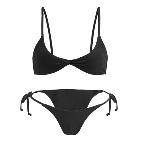 2018 new sexy thong bathing suit low waist swimsuit solid swimwear