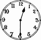 Clock Past Half Analog Time Clipart Hands Without Clip Changed Talk Has 30 Quarter Telling Cliparts Etc Tts Ablogtowatch 1230 sketch template