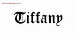 Tiffany Name Designs Tattoo Blackletter Names Graphic sketch template
