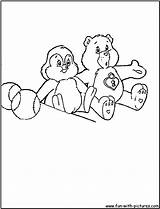 Coloring Pages Care Bear Cousins Fun Kids Template sketch template