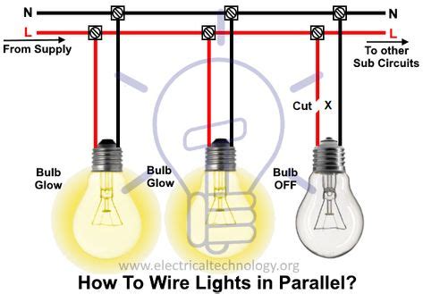 wire lights  parallel   parallel wiring wire lights wire