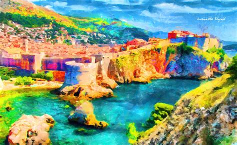 croatia pa painting  leonardo digenio fine art america