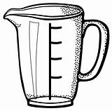 Measuring Cup Lineart Clipart Svg sketch template