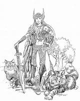 Norse Freyja Freya Coloriages Pagan Coloriage Search Diosa Freyr Mygodpictures Déesse Mythologie Chariot Valkyrie Deities Polivalente Scandinavie Nordique Designlooter Yahoo sketch template