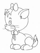 Colorat Pisici Desene Gatitos Pisica Mici Planșe și sketch template