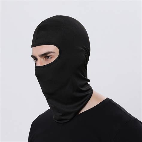 balaclava full face mask men women cycling ski winter warm neck black