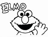 Elmo Coloring Pages Printable Baby Face Getcolorings Book Getdrawings Popular Color Colorings sketch template